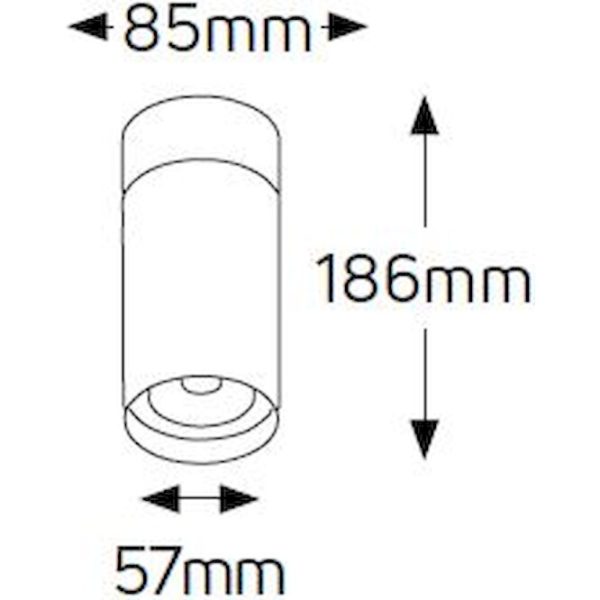 Geyer LED spot 15W 3000K IP40 λευκό LWAS15WW - Image 2