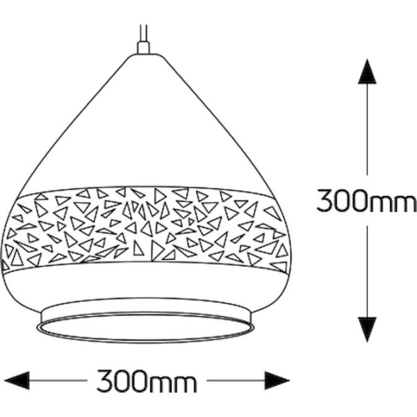 Geyer Φωτιστικό Iron E27 μαύρο PBI3030E27 - Image 2