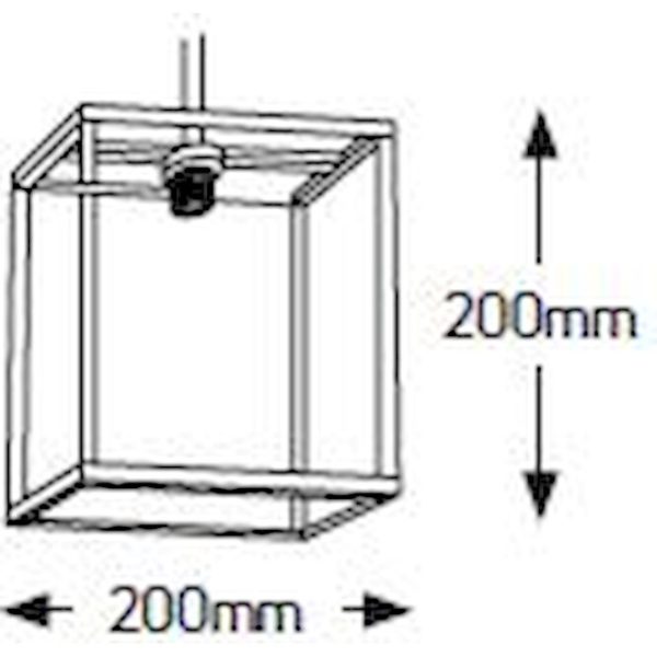 Geyer Φωτιστικό Iron E27 μαύρο amber glass PBIA1015 - Image 3