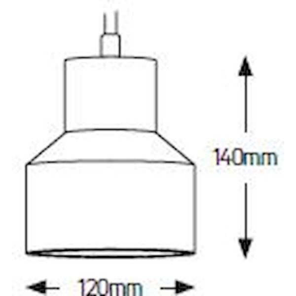 Geyer Φωτιστικό Cement E27 γκρι PC6640G - Image 3