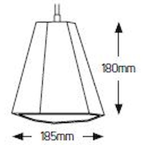 Geyer Φωτιστικό Cement E27 ρoζ PC6643P - Image 2