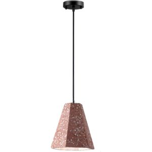 Geyer Φωτιστικό Cement E27 ρoζ PC6643P
