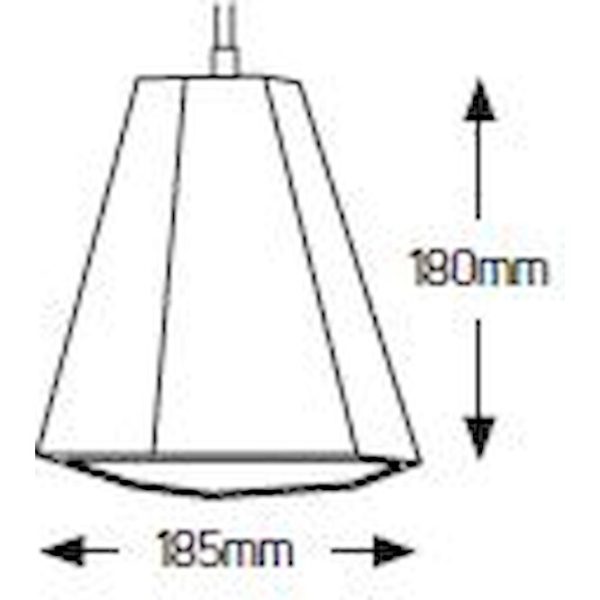 Geyer Φωτιστικό Cement E27 λευκό PC6643W - Image 3