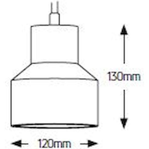 Geyer Φωτιστικό Cement E27 λευκό PC6646W - Image 3