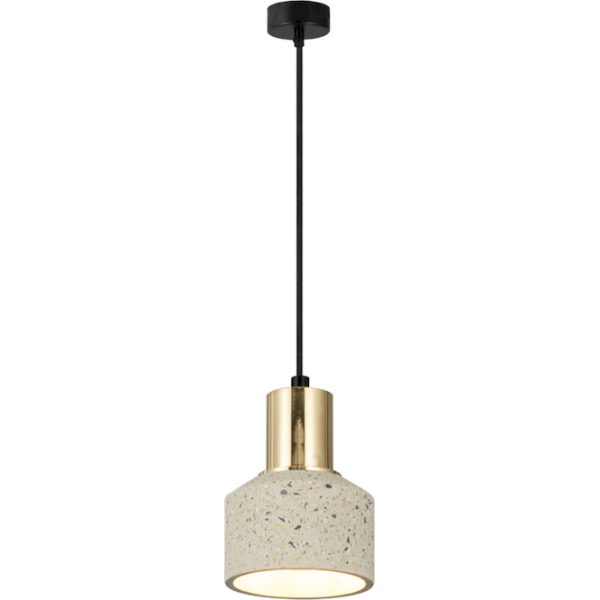Geyer Φωτιστικό Cement E27 λευκό PC6646W