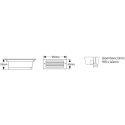 Απλίκα LED  3W 3000K 180lm 165×40 IP65