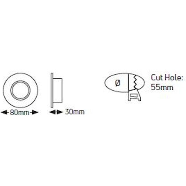 Geyer Στρογγυλό spot GU10 χρυσό SP60G - Image 2
