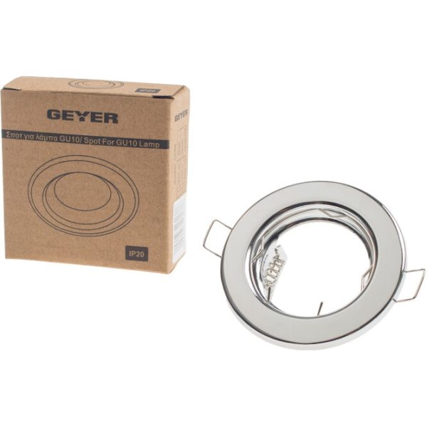 Geyer Στρογγυλό spot GU10 nikel SP60N - Image 3