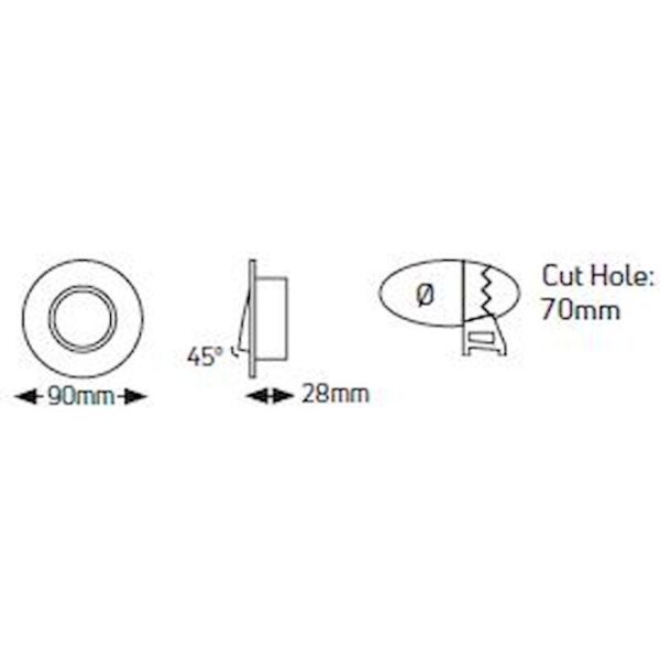 Geyer Ρυθμιζόμενο στρογγυλό σποτ GU10 nikel SP78MN - Image 3