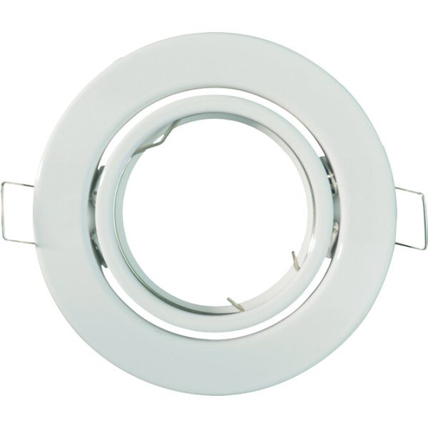 Geyer Ρυθμιζόμενο στρογγυλό σποτ GU10 λευκό SP78MW - Image 2