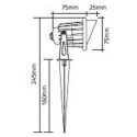 Φωτιστικό LED κήπου με καρφί 7W 4000Κ 420lm SPK75C geyer  IP68