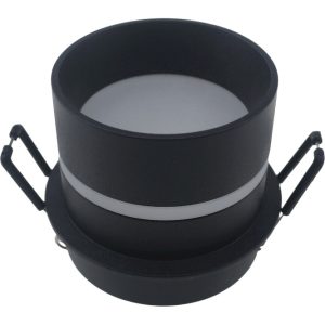 Geyer Spot στρογγυλό R75 UGR<16 GU10 μαύρο SPR75UB