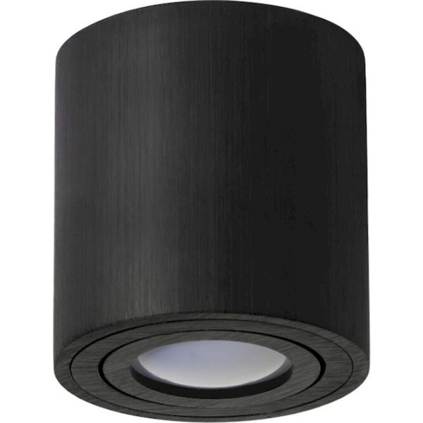 Geyer spot aluminium GU10 SPR8084B μαύρο 8,4*8cm