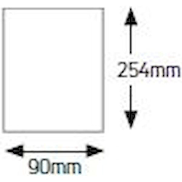 Geyer spot λευκό  TRIO90 aluminium GU10 SPR90254W 25,4*90cm - Image 2