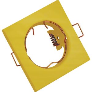 Geyer Τετράγωνο spot GU10 χρυσό SPS60G