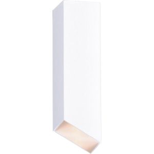 Geyer Επίτοιχο spot τετράγωνο S80 GU10 λευκό SPS80130W
