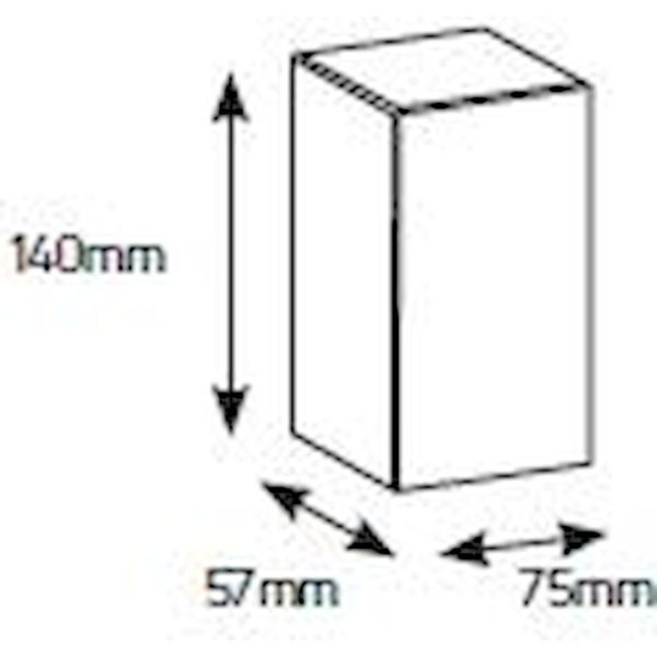 Geyer Πίνακας επίτοιxος Όσσα 1x4θ με 2 κλέμμες IP30 VA102B - Image 2