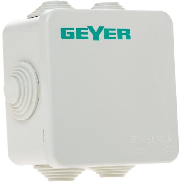Geyer Κουτί διακλάδωσης 85x85mm ΙΡ65 VAS85