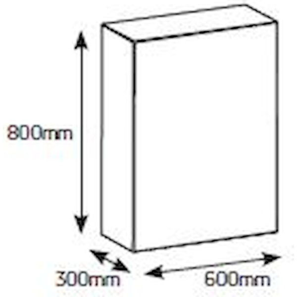 Ερμάριο 800x600x300 IP65 geyer VL806030 - Image 2
