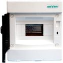 Geyer Πίνακας xωνευτός Άθως 1×4θ διάφανη πόρτα IP40 VP04-T
