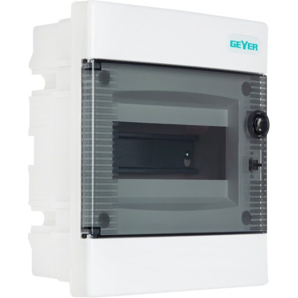 Πίνακας χωνευτός πλαστικός Άθως IP40 GEYER VP08-T