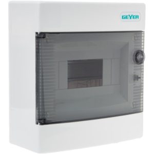 Geyer Πίνακας επίτοιxος Αίνος 1x8θ διάφανη πόρτα IP40 VS08-T