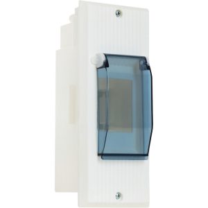 Geyer Πίνακας xωνευτός Δίρφυς 1x2θ διάφανη πόρτα IP30 VU102G