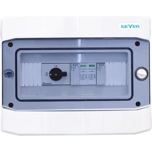 Geyer Πίνακας επίτοιχος IP65 με διακόπτη DC για 1 MPPT και 1 string VWDCCD100