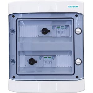 Geyer Πίνακας επίτοιχος IP65 με διακόπτη DC για 2 MPPT και 1 string ανά ΜΡΡΤ VWDCCD110