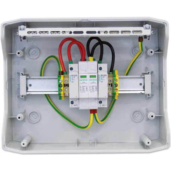 Geyer Πίνακας επίτοιχος IP65 χωρίς διακόπτη DC για 1 MPPT και 1 string VWDCCX100 - Image 2