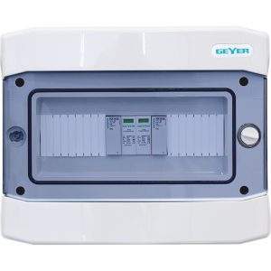 Geyer Πίνακας επίτοιχος IP65 χωρίς διακόπτη DC για 1 MPPT και 1 string VWDCCX100