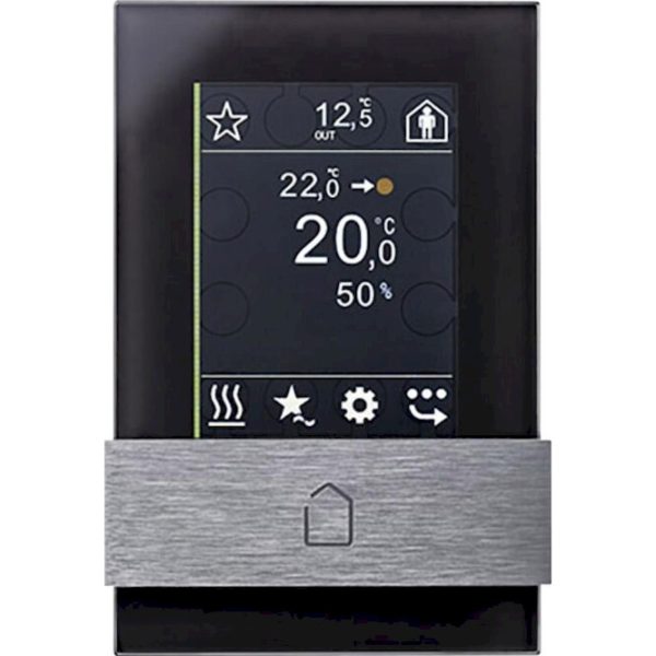 Thanos rH S dS black Touch Room Operating Unit μαύρο X-TK-613446