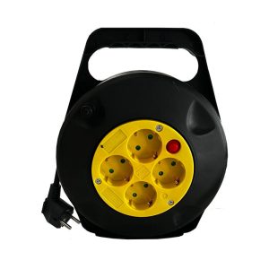 Μπαλαντέζα DG-XDB04 Alfaone Σούκο καρούλι 3x1,5mm 10m Μαύρο-Κίτρινο