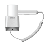 Σεσουάρ PRHD-50065 Primo Ξενοδοχειακού τύπου 1200W DC Λευκό