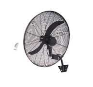 Ανεμιστήρας Τοίχου PRWF-80455 Primo 26” 65εκ. Βιομηχανικός 200W Με Τηλεχειριστήριο Μαύρος