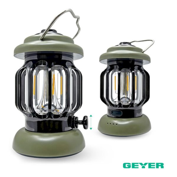 Επαναφορτιζόμενος LED Φακός φανάρι 3W 16SM LED + 3W FILLAMENT - Image 2