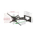 Βάση Τηλεόρασης Τοίχου BM464L Barkan 13″ – 90″ με Διπλό Βραχίονα και Κλίση