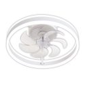 Ανεμιστήρας Οροφής PRCF-80609 Primo 20” 50εκ. Με Τηλεχειριστήριο 1Φως LED 7 Φτερά Λευκός