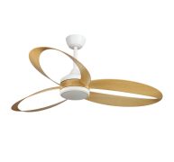 Ανεμιστήρας Οροφής PRCF-80653 PRIMO 52” 132εκ. DC Με Τηλεχειριστήριο 1 Φως LED 3Φτερά Λευκός με ξύλινα φτερά