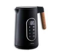 Βραστήρας PRCK-40495 Primo 1.7L 2200W Digital Ανοξείδωτος Cool touch Wooden/Μαύρος
