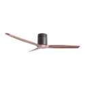 Ανεμιστήρας Οροφής PRCF-80665 PRIMO 52” 132εκ. DC Με Τηλεχειριστήριο Μαύρος με 3 καφέ φτερά