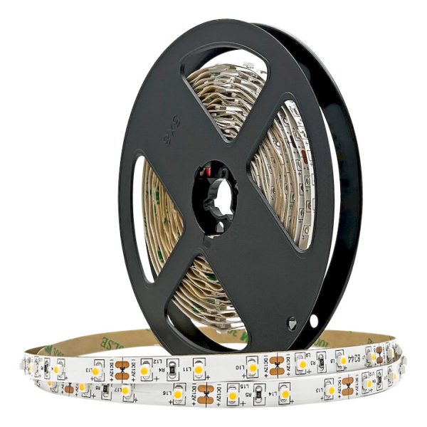 KIT Ταινίας LED 4,8W 12V 3000K IP20 5m + Αντάπτορας με διακόπτη - Image 2