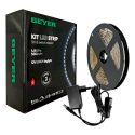 KIT Ταινίας LED 4,8W 12V 6000K IP20 5m + Αντάπτορας με διακόπτη