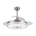 Ανεμιστήρας Οροφής PRCF-80682 Primo DC 42” 106εκ. Με Τηλεχειριστήριο 1Φως LED 3Φτερά Ασημί