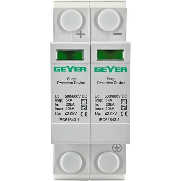 Αντικεραυνικό DC 2P τύπος Τ1 +Τ2 600V - Image 3