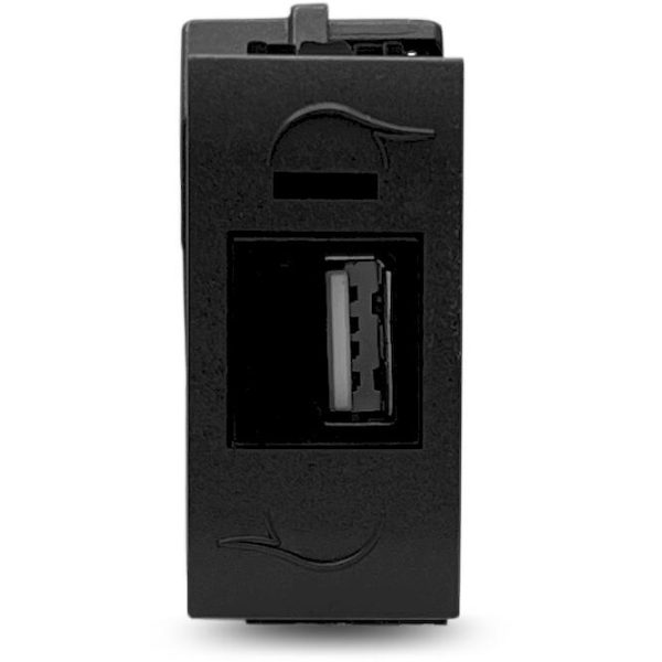 Πρίζα USB μαύρο - Image 2