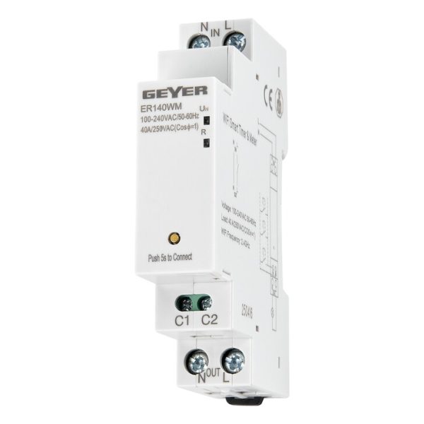 Ρελέ wifi 1P 40A με μετρητή
