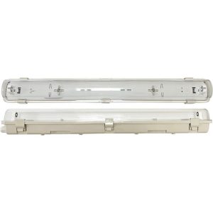 Φωτιστικό για μονόπλευρη λάμπα LED Τ8 1x0.6m IP65