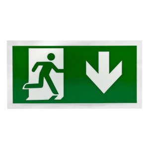Σήμανση για LED Φωτιστικό ασφαλείας LE-701 & LE-701MC (DOWN)