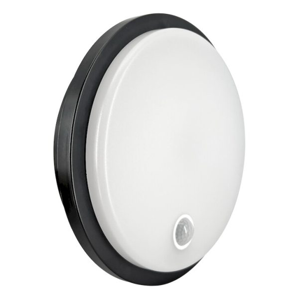 Φωτιστικό LED με αισθητήρα κίνησης 10W 4000K 1000lm IP65 μαύρο - Image 3